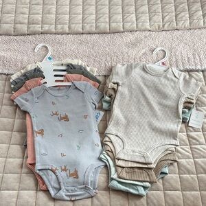 Carter's Neutral and Pastel Bodysuit Set